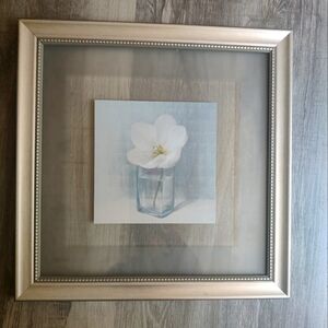 Framed Picture Glass Decorative Picture Single Floral